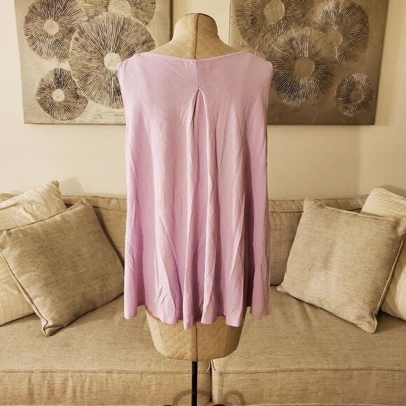 Rachel Roy V-Neck Knit Swing Top size 2X in Lavender - NEW - Picture 7 of 12